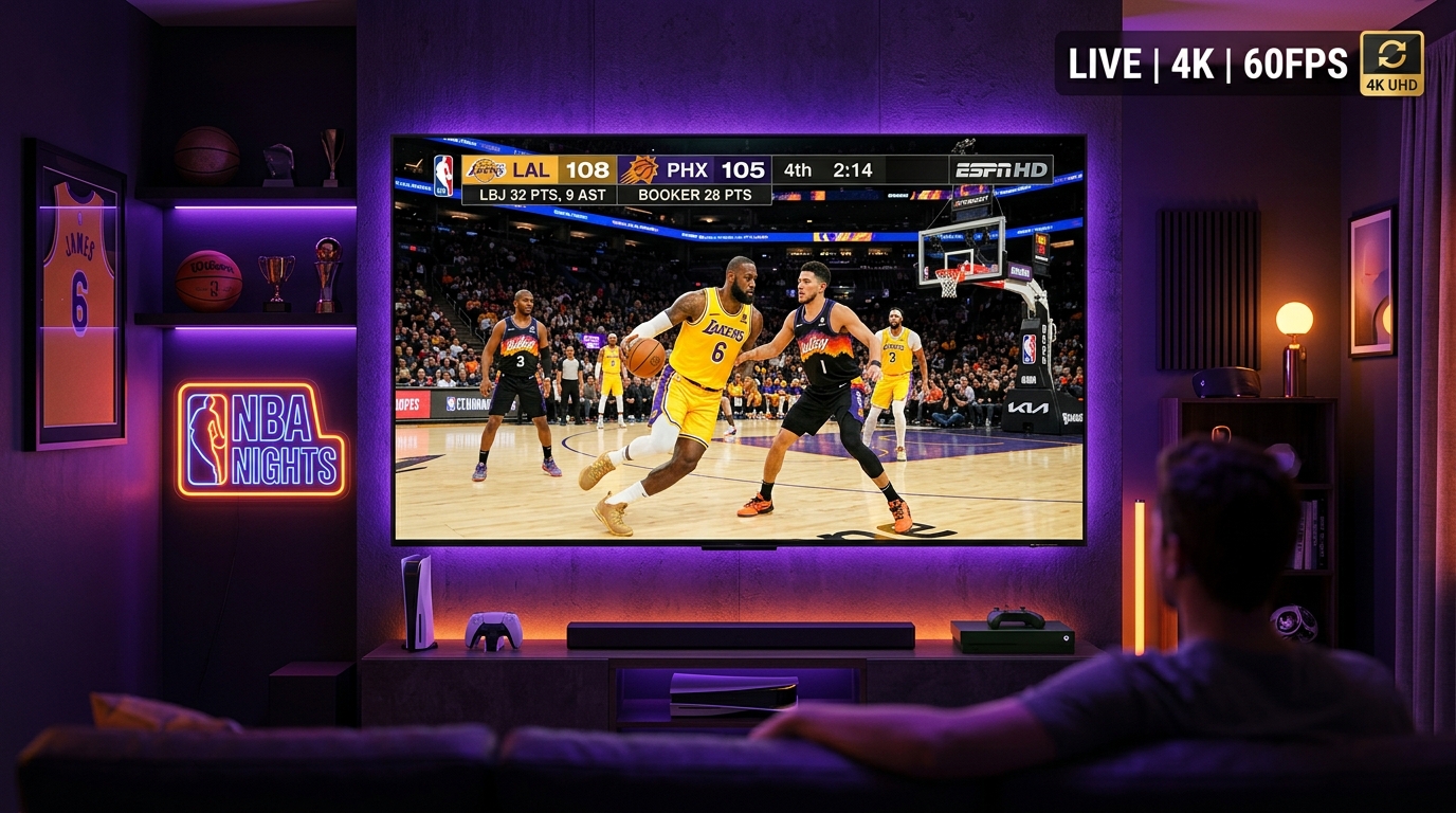 How to Watch NBA Games Live on IPTV: Streaming Setup Guide